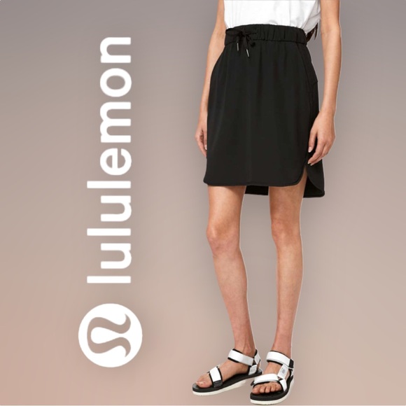 lululemon athletica Dresses & Skirts - LULULEMON | On The Fly Midi Woven Skirt